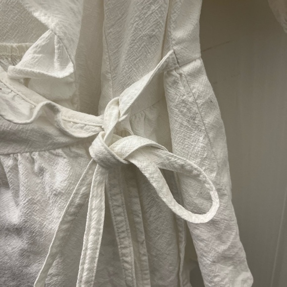 Boyish By Her Romeo Puff Sleeve Wrap Blouse - Picture 13 of 15